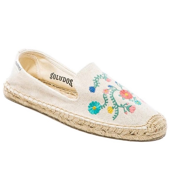 Soludos Shoes - ⚡️1 DAY SALE⚡️Floral Neutral Soludos Espadrilles